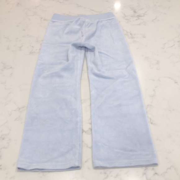 Girls Size 6/7 Juicy Black Label Velour Sweatpants - Picture 6 of 8